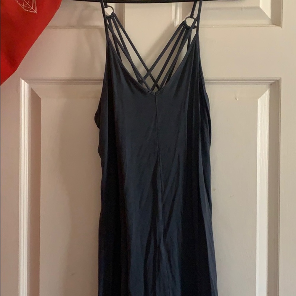 Strappy Denim colored Dress